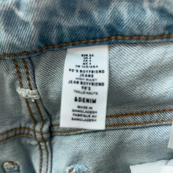 Levi's Light Blue Inside-Out Denim Jeans - Picture 5 of 6